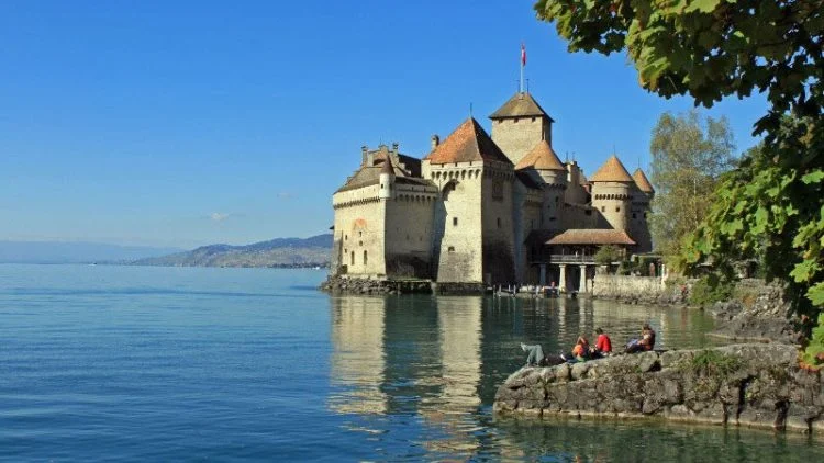Chateau de Chillon Castle near Montreux 