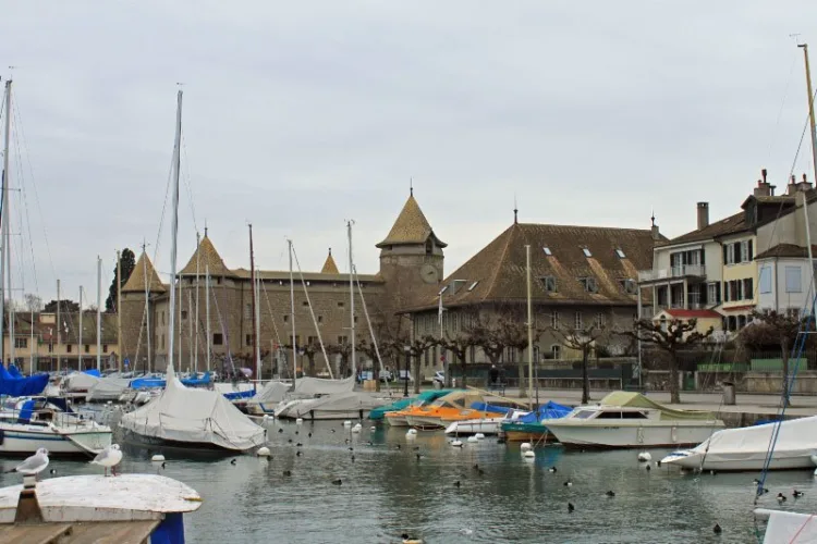 Chateau de Morges on Lake Geneva