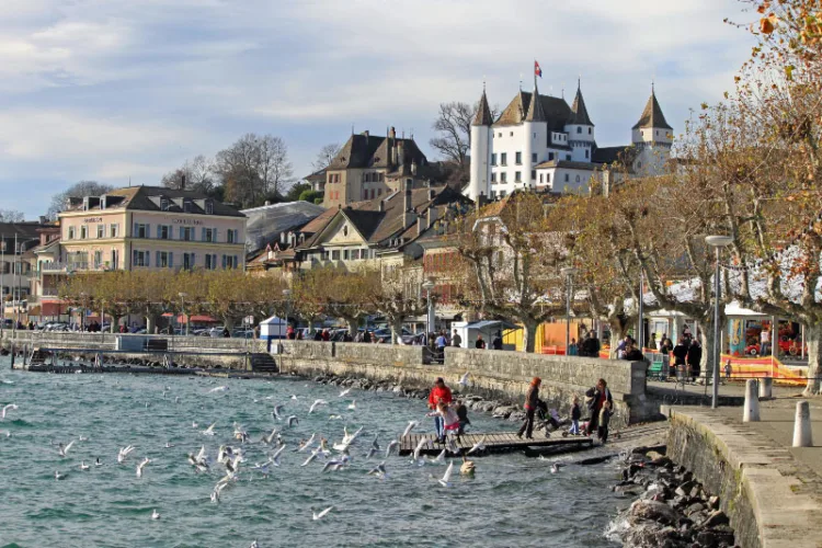 Chateau de Nyon on Lake Geneva