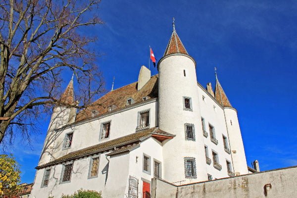 White Chateau de Nyon, Switzerland