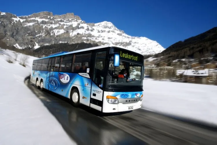 Bus Leuk to Leukerbad - Loeche les Bains