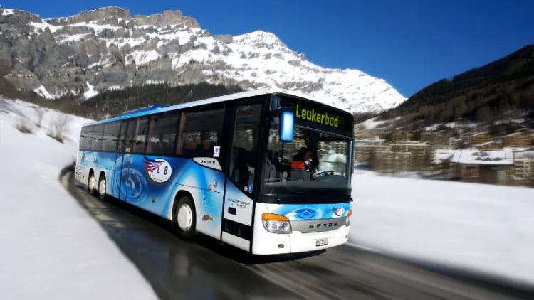 Bus Leuk to Leukerbad - Loeche les Bains