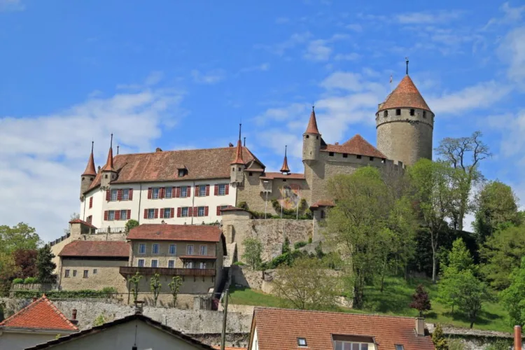 Lucens Castle in Switzerland