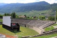 Roman Amphitheater in Martigny, Switzerland