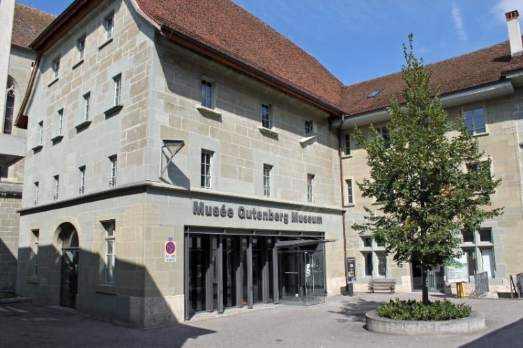 Gutenberg Museum in Fribourg, Switzerland