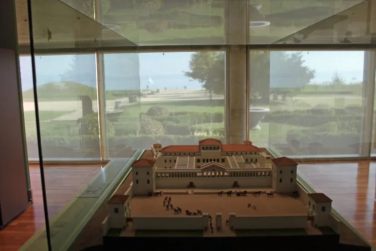 Model of the Villa Colombier in the Laténium