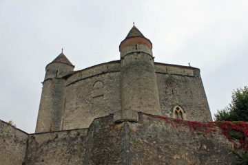 Medieval Chateau de Grandson Castle on Lake Neuchatel