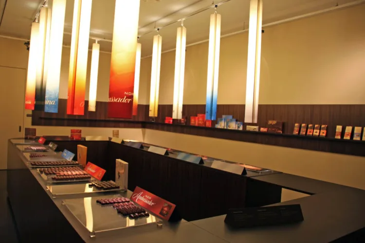 Tasting Center at the Cailler Chocolate Factory in Broc, Switzerland