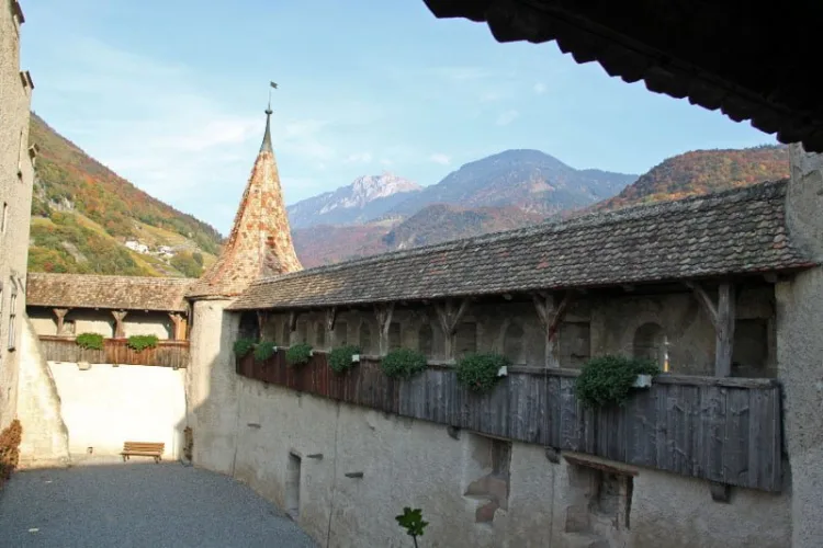 Sentries' Wall Walk in Chateau Aigle Castle