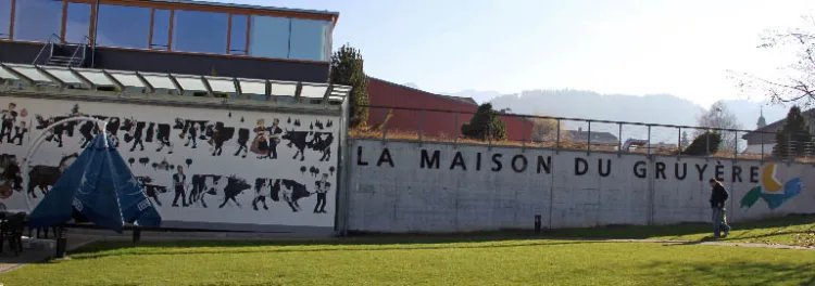 Maison du Gruyère cheese factory in Switzerland