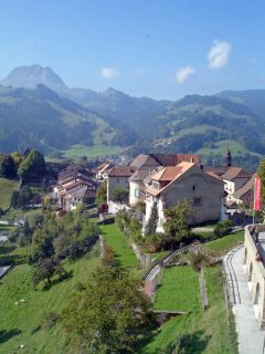 Romantic Gruyères Seen from the Castle, Switzerland
