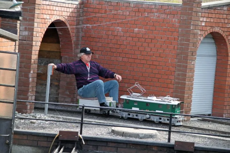 Enthusiast at the Swiss Vapeur Parc