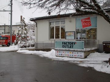 Nestlé Factory Outlet Shop in Broc, Switzerland