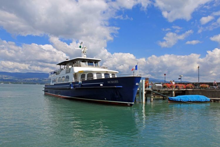 Morges Passenger Ferry Boat in Yvoire, France
