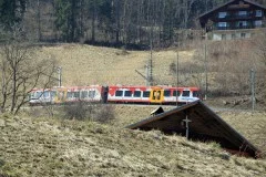 Train the Illiez Valley in Switzerland