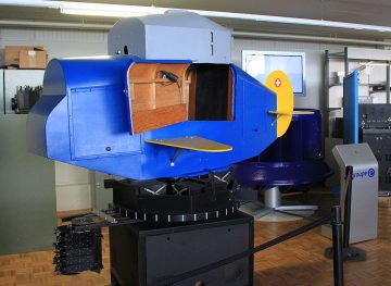 Flight Simulator in Clin d'Ailes Museum of Military Aviation Flight Simulator in Clin d'Ailes Museum of Military Aviation