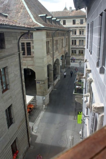 View from Maison Tavel Museum in Geneva