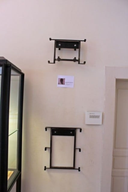 Guillotine Blade in the Maison Tavel Museum in Geneva