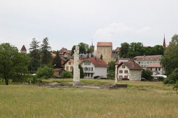 Roman Ruins in Avenches in Switzerland