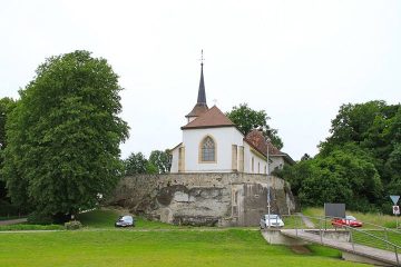The Church of Carignan in Vallon, Switzerland