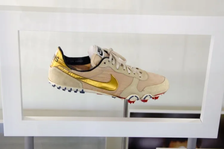 Carl Lewis's Running Shoe in the Olympic Museum