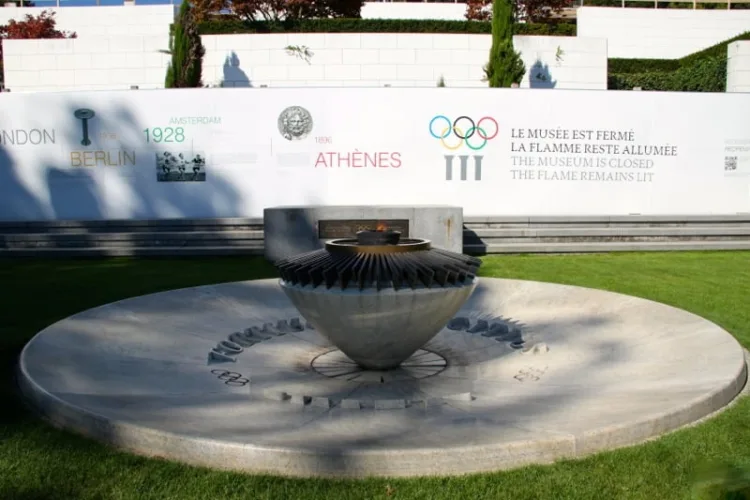 Olympic Flame in Lausanne