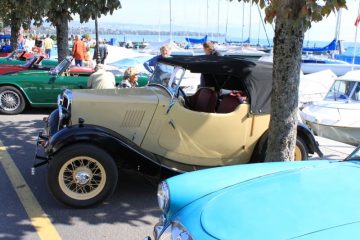 British Classic Cars in Morges on Lake Geneva