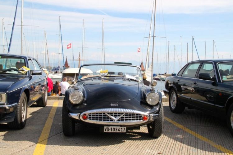 Daimler on Show at at the British Classic Cars Meeting in Morges