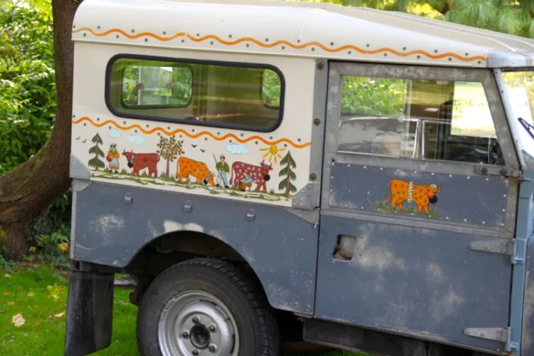 Land Rover at the British Classic Cars in Morges