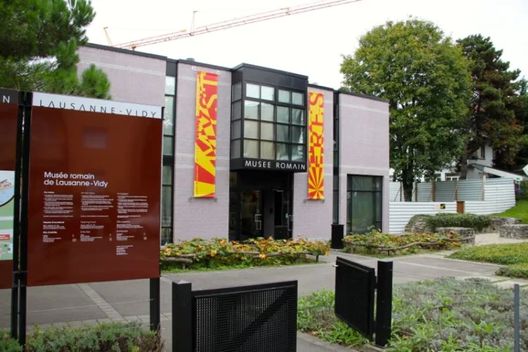 The Roman Museum in Lausanne-Vidy, Switzerland