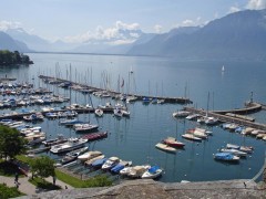 Lake Geneva Views from La-Tour-de-Peilz