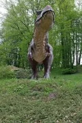 T-Rex in the Dino Zoo and Prehistoric Park