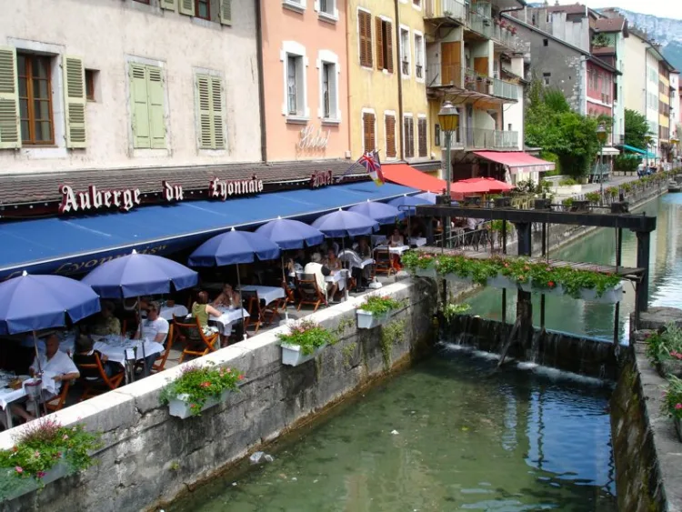 Outdoor Restaurant in Annecy, France