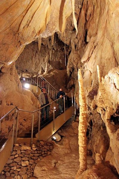 Vallorbe Caves in Switzerland