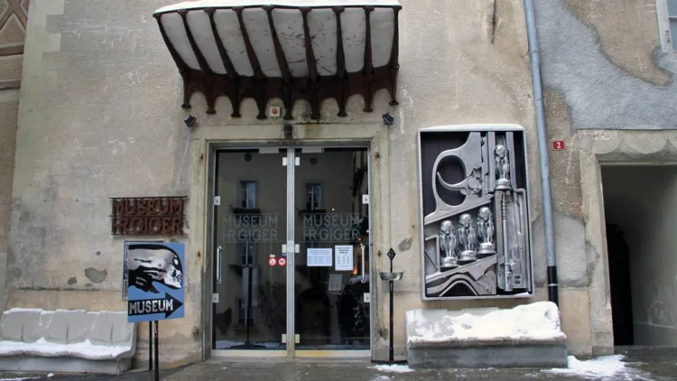 Entrance of the HR Giger Museum