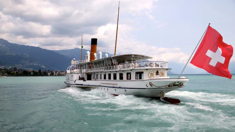SS Montreux on Lac Leman