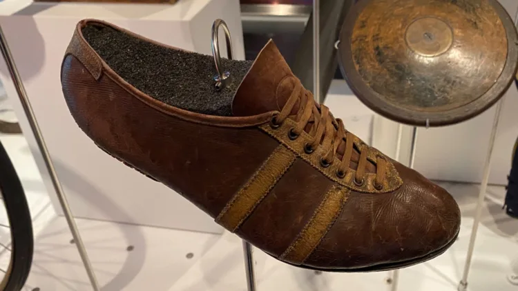 Jesse Owens Shoes in the Olympic Museum