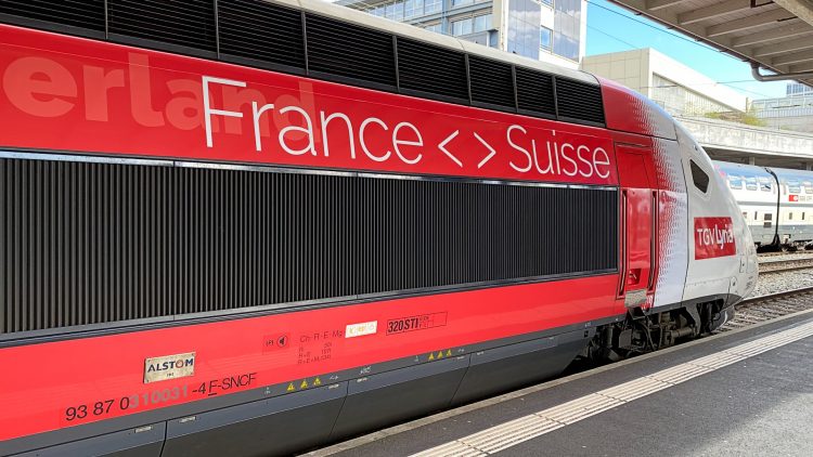 TGV-Lyria Trains connect Paris with Geneva and Lausanne