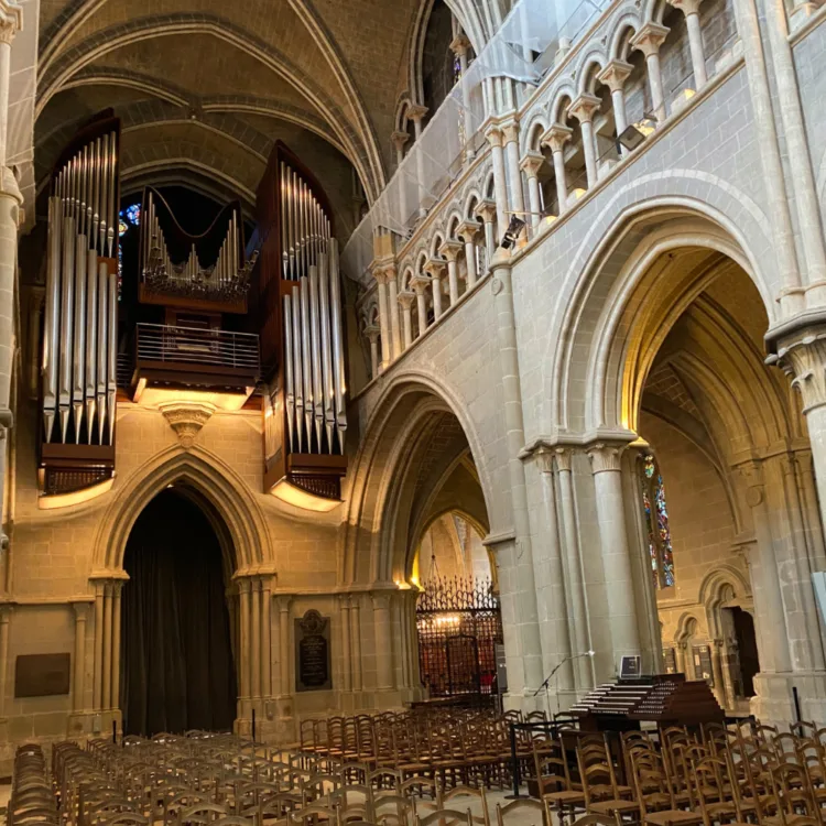 Fisk Pipe Organ in Lausanne Cathedral