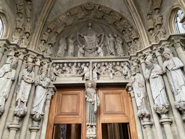 Painted Portal of Lausanne Cathedral