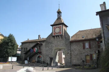 Clock Tower Town Gate of St Prex
