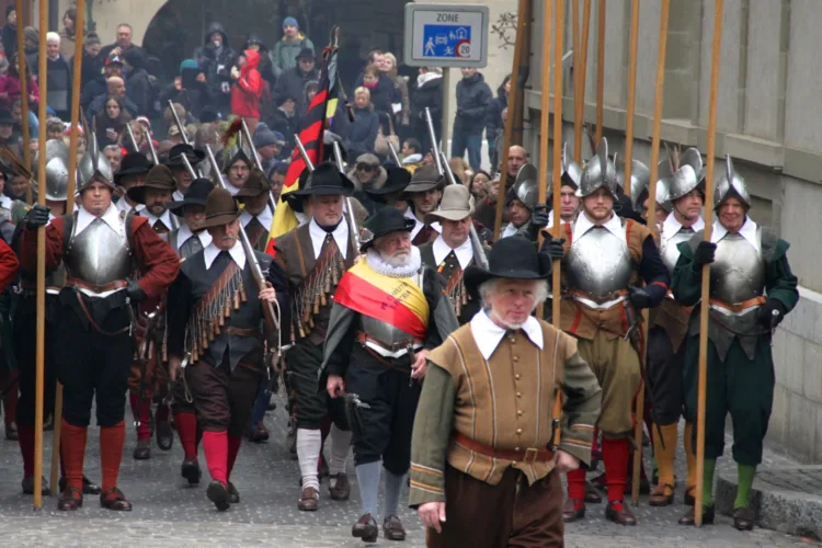 Troops Escalade Festival in Geneva, Switzerland