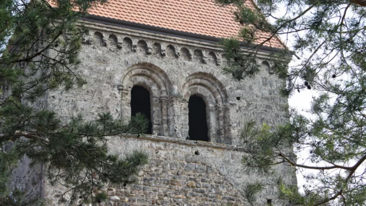 Romanesque St Sulpice Church Detail