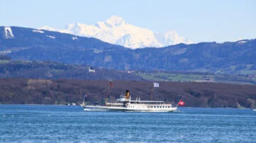 Savoie Off Nyon and Mt Blanc