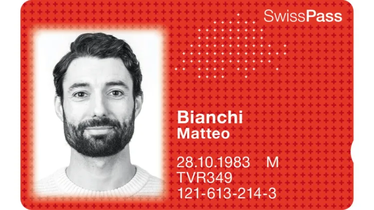 Sample of a Swiss Pass Card