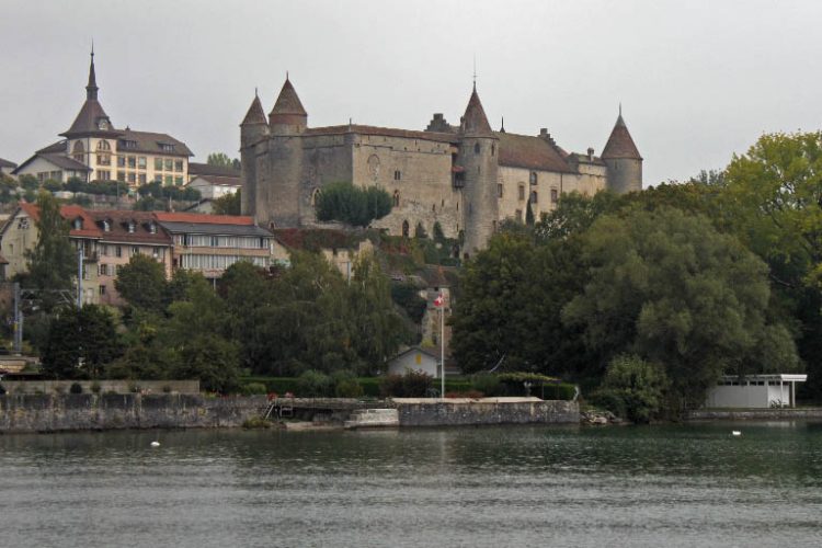Visit Château de Grandson Castle on Lake Neuchatel Lake Geneva
